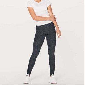 Lululemon Rush Hour Tight Heathered Dark Cast Sz 6
